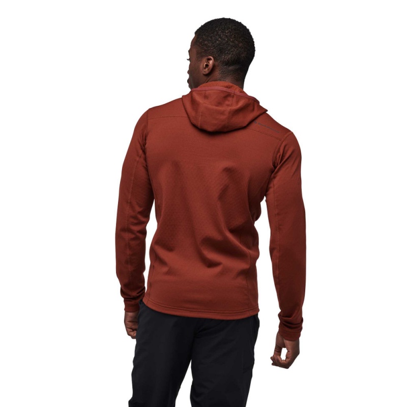 Black Men's Black Diamond Coefficient Hoody Jackets | EO845771