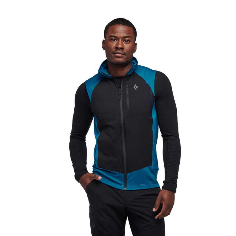 Black Men's Black Diamond Coefficient LT Hybrid Vest | BM473849