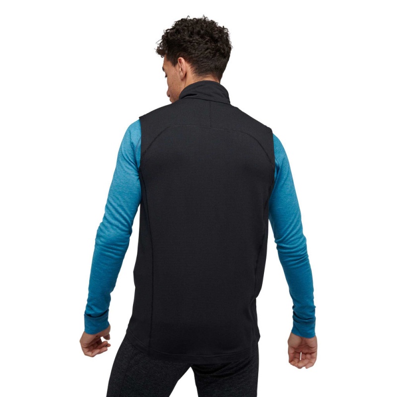 Black Men's Black Diamond Coefficient LT Hybrid Vest | KO433425