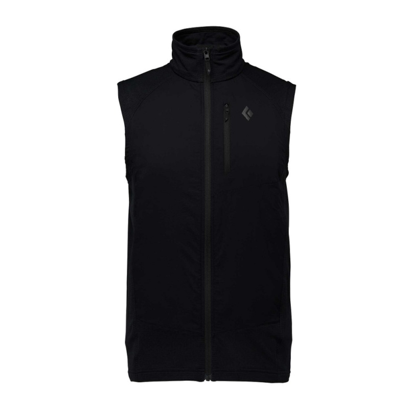 Black Men\'s Black Diamond Coefficient LT Hybrid Vest | KO433425