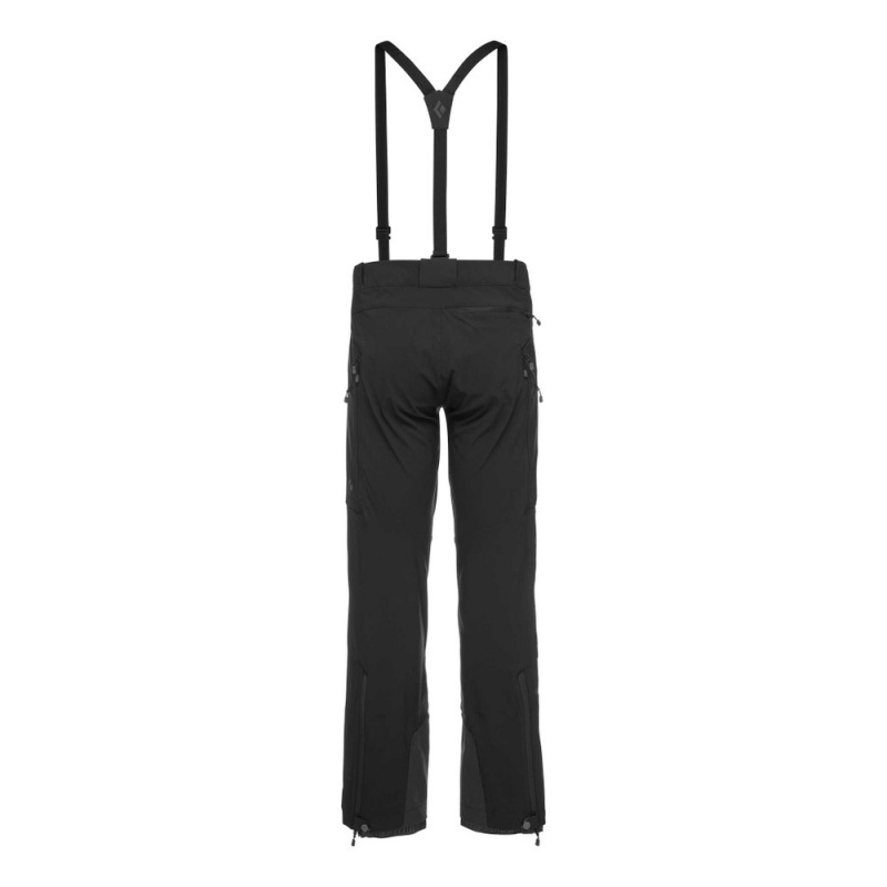 Black Men's Black Diamond Dawn Patrol Bib Pants | WW013348