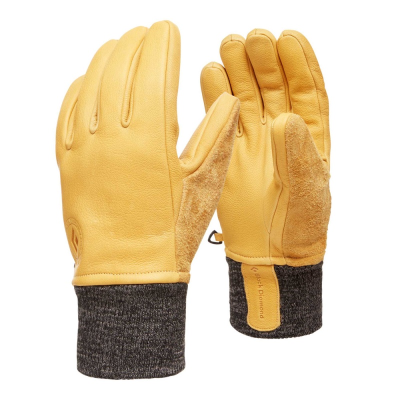 Black Men\'s Black Diamond Dirt Bag Gloves | RH544315