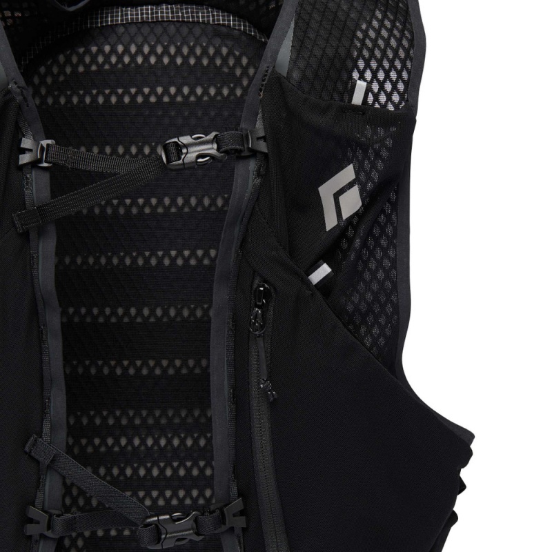 Black Men's Black Diamond Distance 15 Backpacks | KC188968