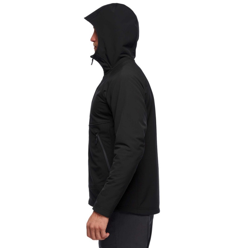 Black Men's Black Diamond Element Hoody Jackets | LT508241