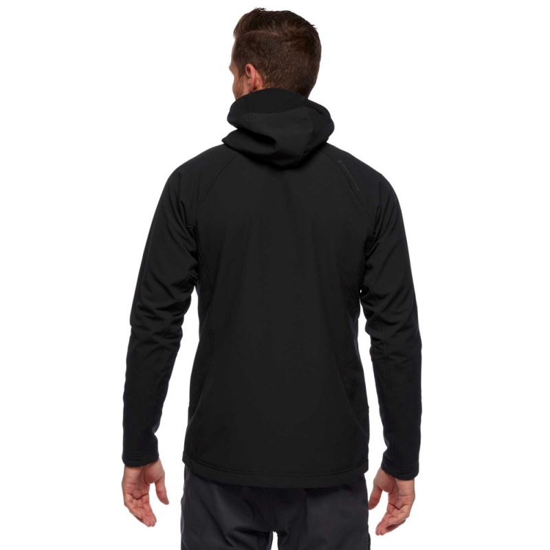 Black Men's Black Diamond Element Hoody Jackets | LT508241