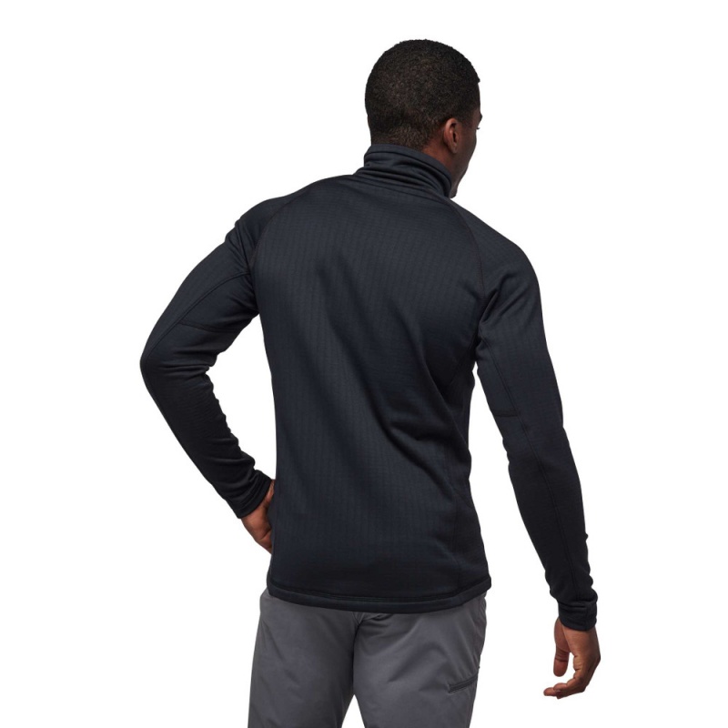 Black Men's Black Diamond Factor Jackets | NK167082