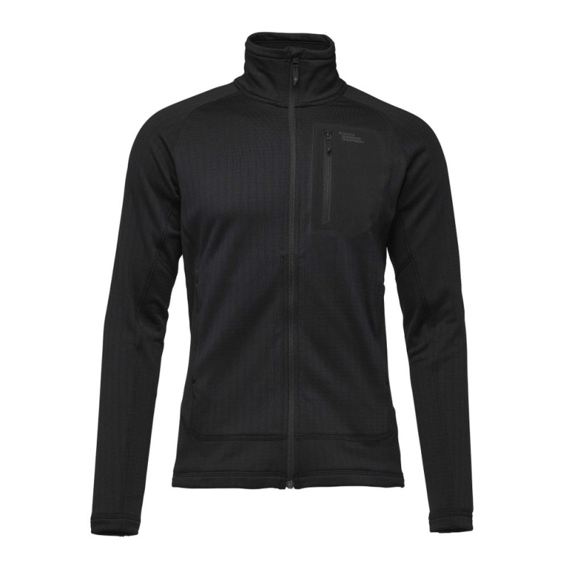 Black Men\'s Black Diamond Factor Jackets | NK167082