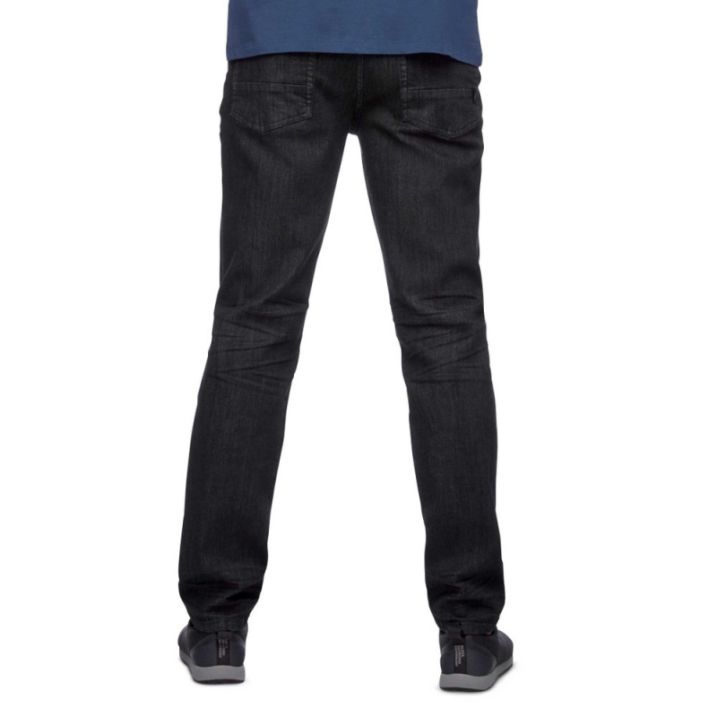 Black Men's Black Diamond Forged Jeans | NV087345