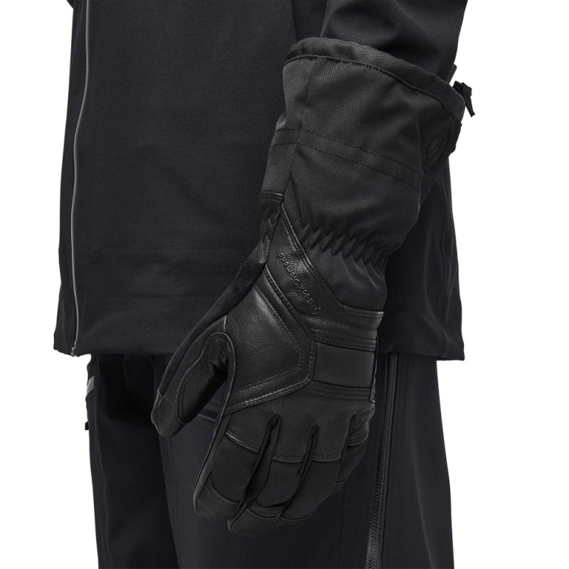 Black Men's Black Diamond Guide Gloves | NF430928