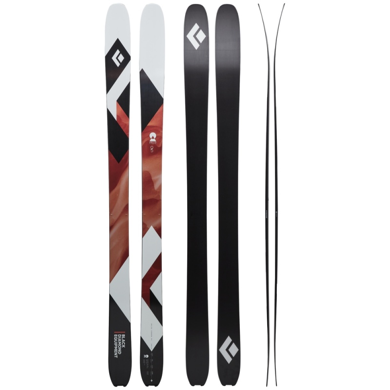 Black Men's Black Diamond Helio Carbon 95 2nd Skis | ZT262578