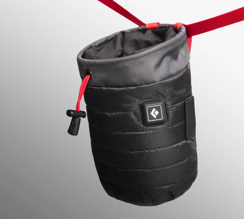 Black Men's Black Diamond Hot Forge Heated Chalk Bucket Bags | KX030697