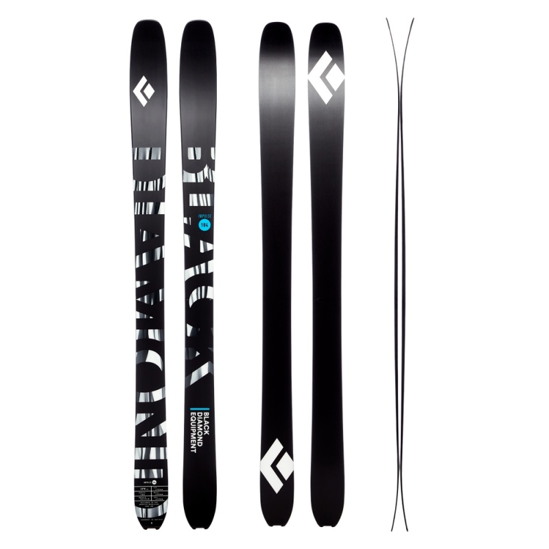 Black Men\'s Black Diamond Impulse 104 2nds Skis | TV579398