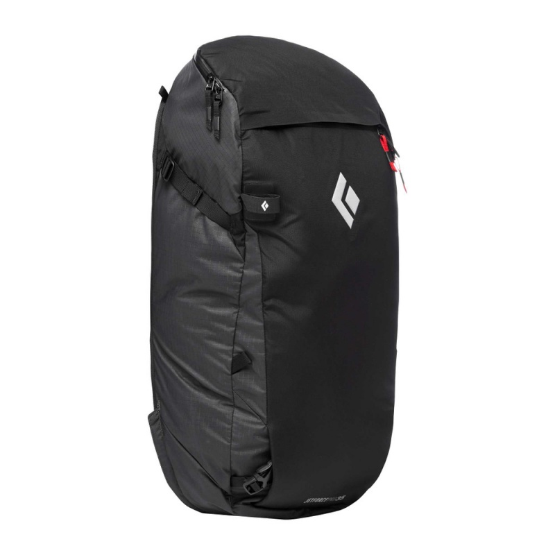 Black Men's Black Diamond JetForce Pro Booster 35L Backpacks | DM994634