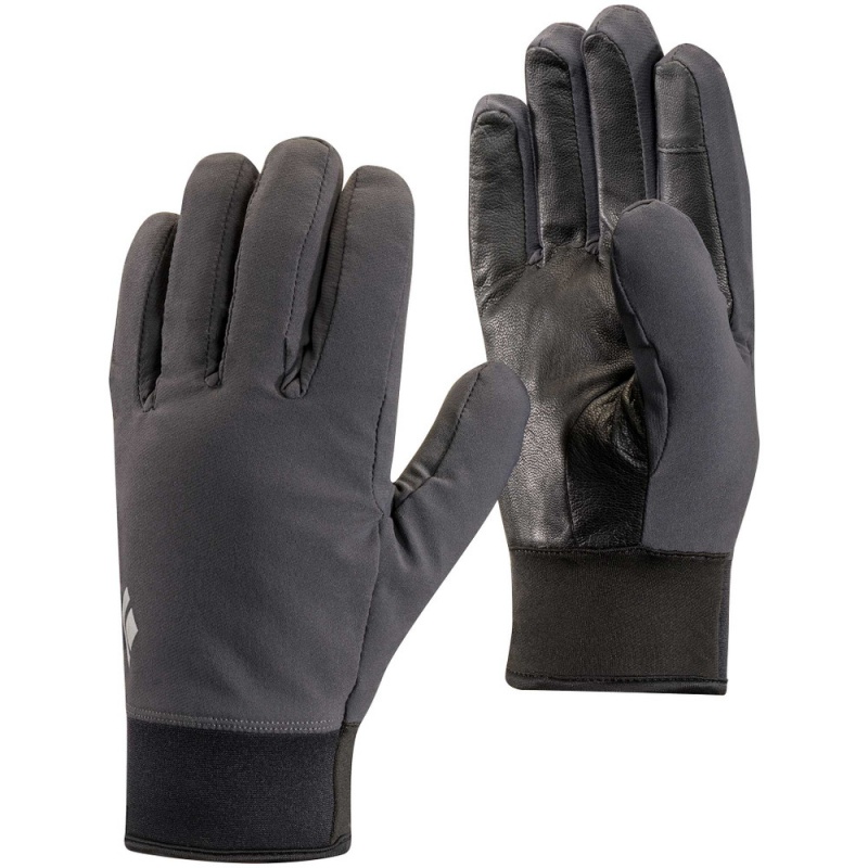 Black Men\'s Black Diamond MidWeight Softshell Gloves | YF242908