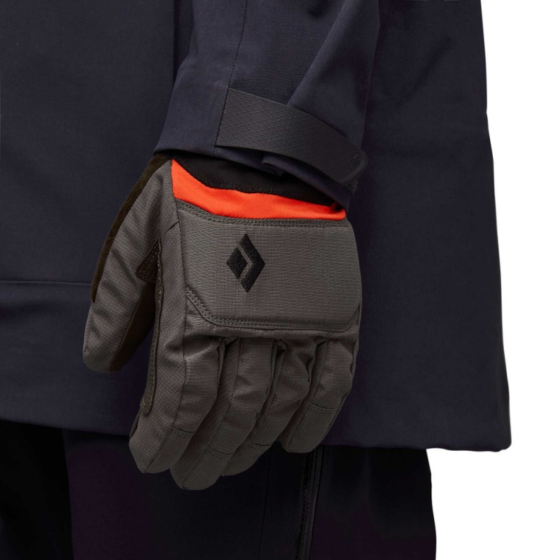 Black Men's Black Diamond Mission Gloves | IE731459