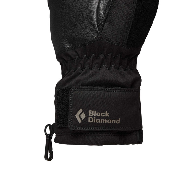 Black Men's Black Diamond Mission Gloves | BW679520