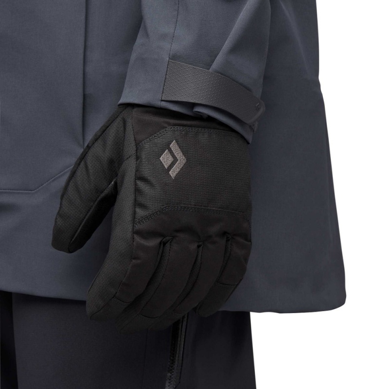 Black Men's Black Diamond Mission LT Gloves | IM419057