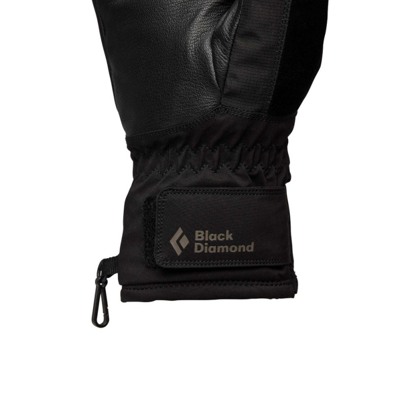 Black Men's Black Diamond Mission MX Gloves | OH777480