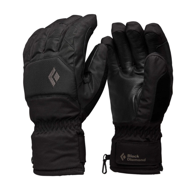 Black Men\'s Black Diamond Mission MX Gloves | OH777480