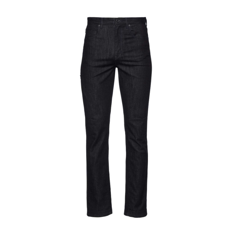 Black Men's Black Diamond Mission Wool Jeans | EY404421