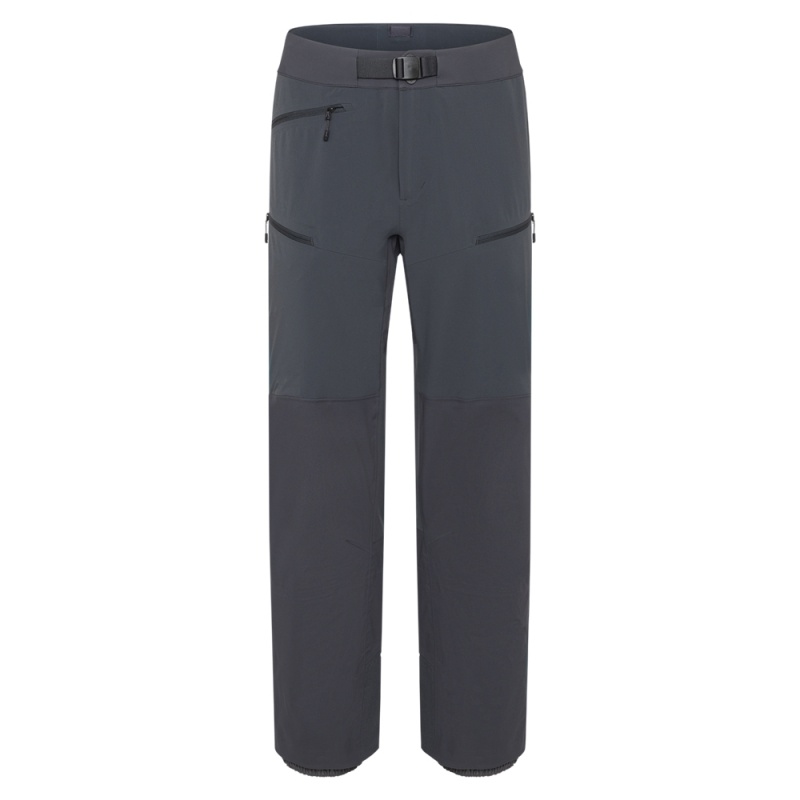 Black Men\'s Black Diamond Mission Wool Pants | GP083319