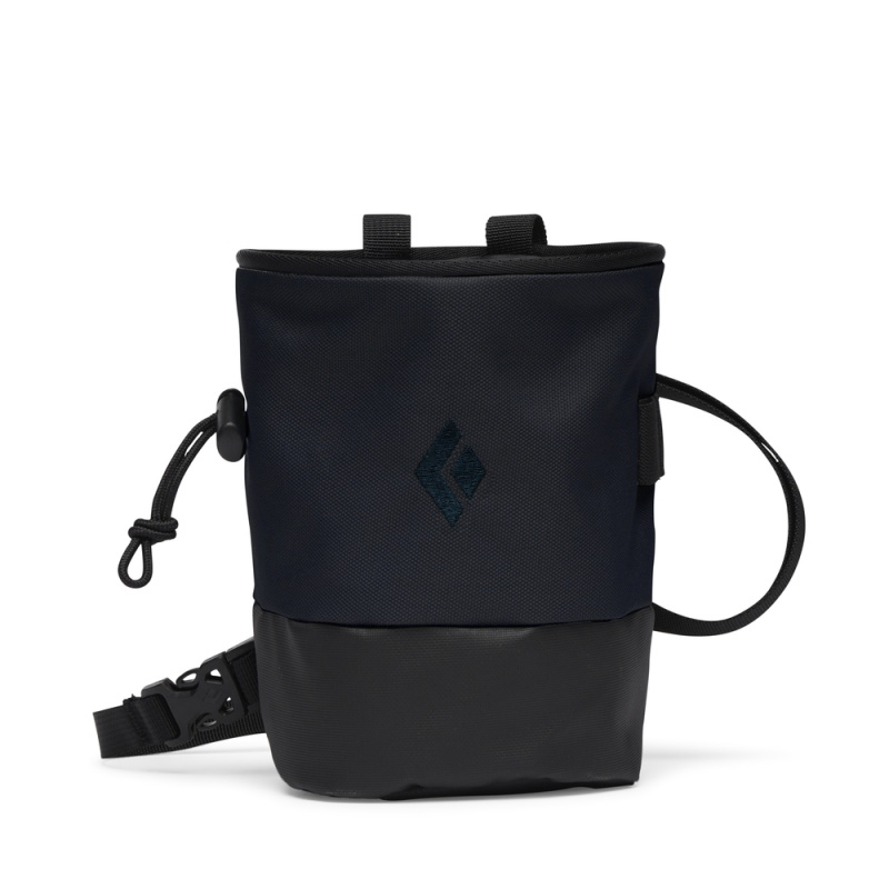 Black Men\'s Black Diamond Mojo Zip Chalk Bucket Bags | CI056210