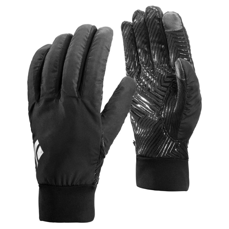 Black Men\'s Black Diamond Mont Blanc Gloves | VM595530