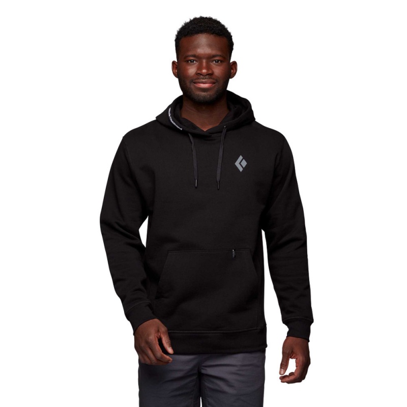 Black Men's Black Diamond Mountain Badge  Hoodie | XC862745