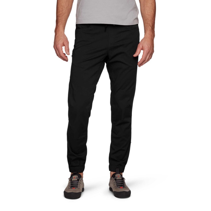 Black Men's Black Diamond Notion Pants | LW050273