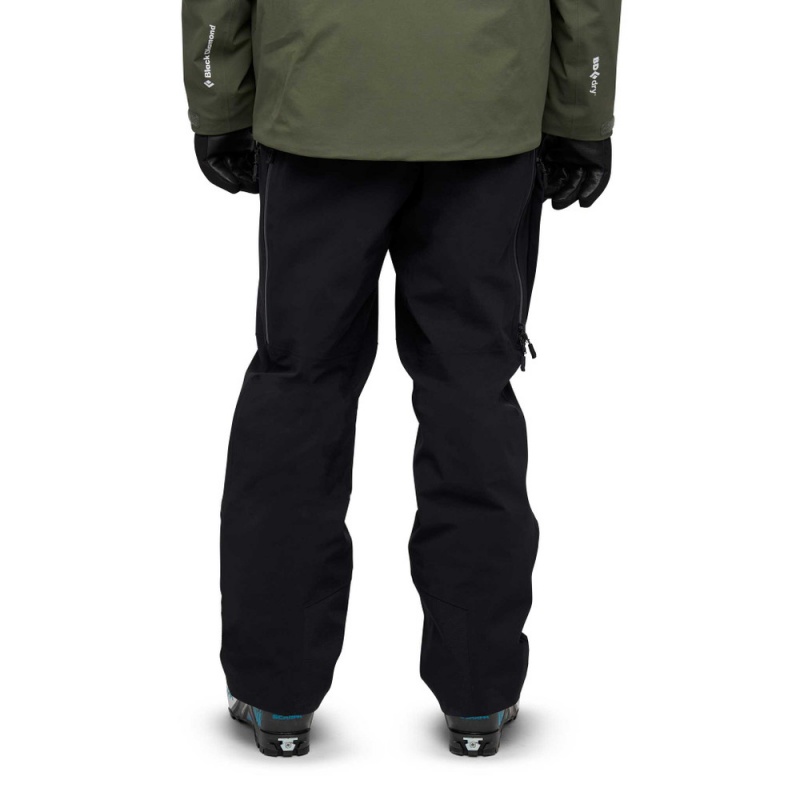 Black Men's Black Diamond Recon Insulated Pants | PD675017