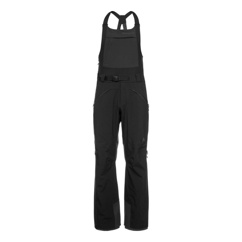 Black Men\'s Black Diamond Recon Stretch Bib Pants | NI282477