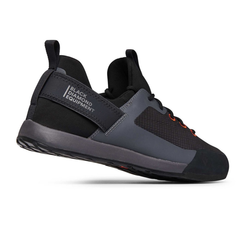 Black Men's Black Diamond Session 2.0 Sneakers | RF957103