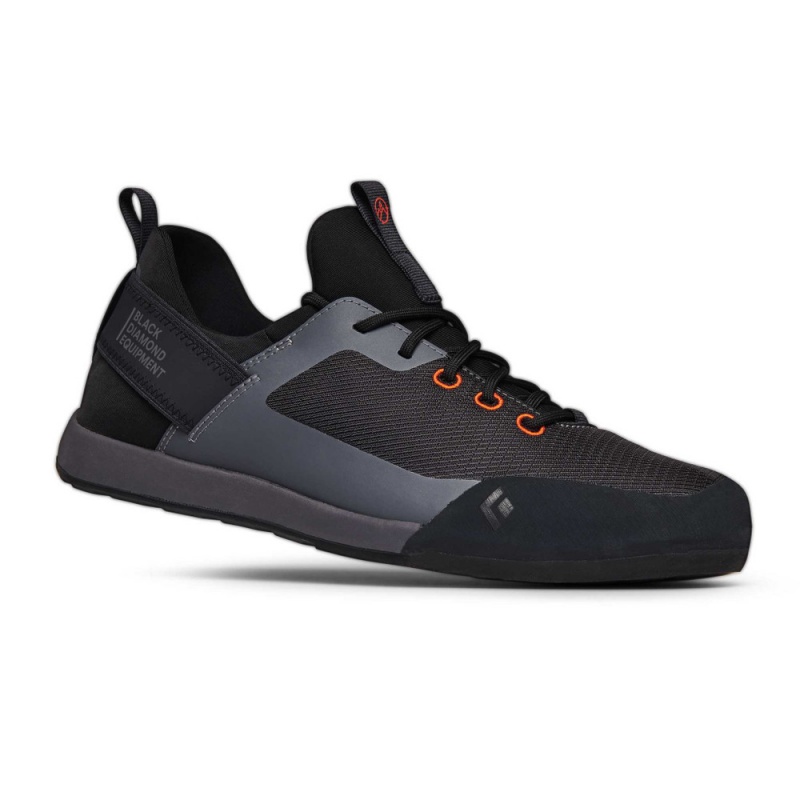 Black Men's Black Diamond Session 2.0 Sneakers | RF957103