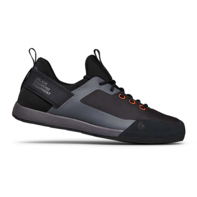 Black Men\'s Black Diamond Session 2.0 Sneakers | RF957103