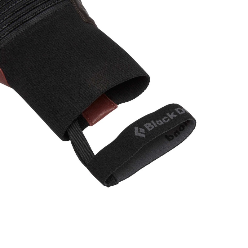 Black Men's Black Diamond Session Knit Gloves | CJ536968