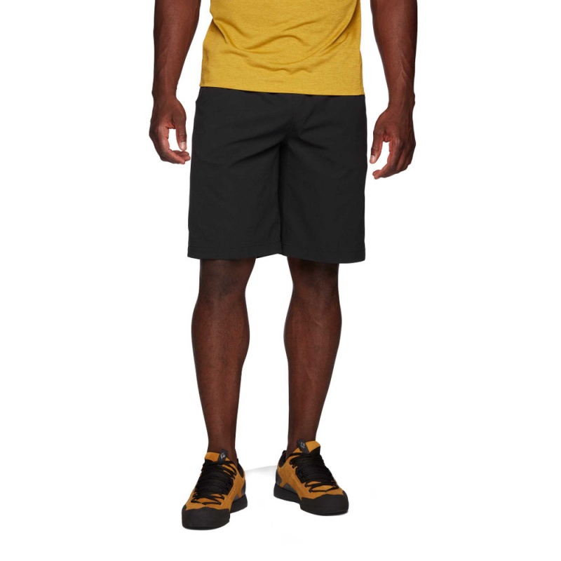 Black Men's Black Diamond Sierra Shorts | OQ712033