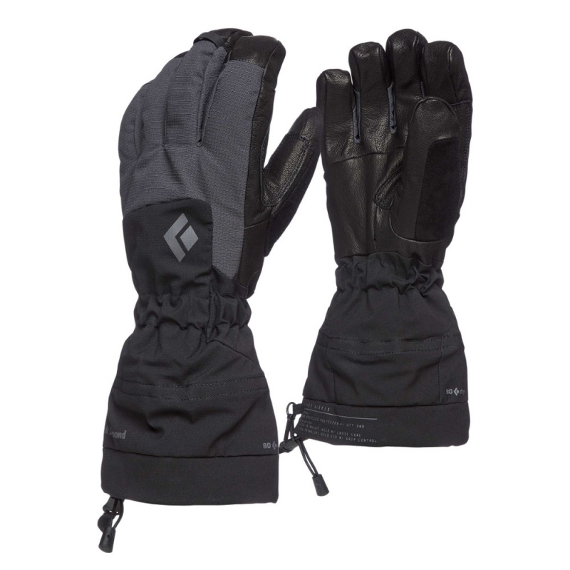 Black Men\'s Black Diamond Soloist Gloves | EU529069