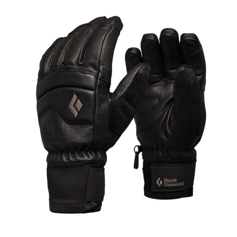 Black Men\'s Black Diamond Spark Gloves | MT230745