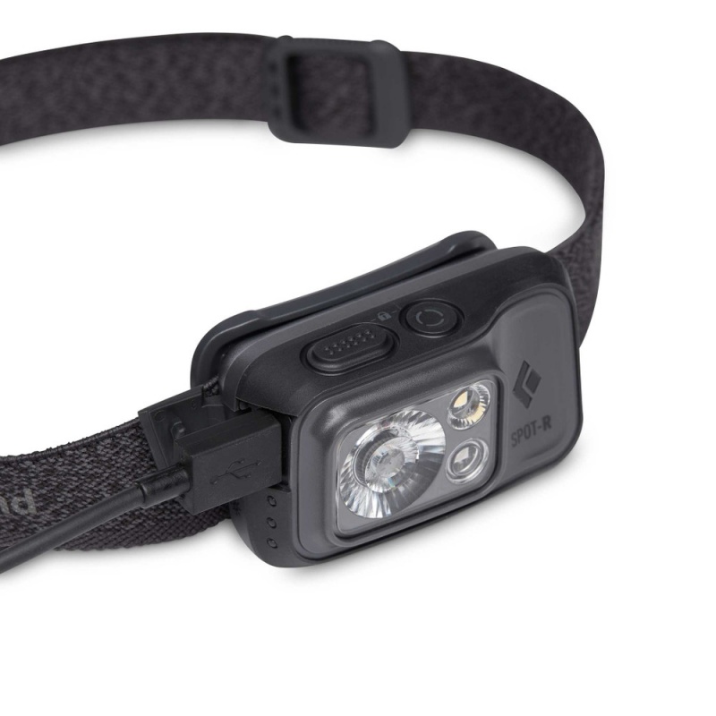 Black Men's Black Diamond Spot 400-R Rechargeable Headlamps | CP283993