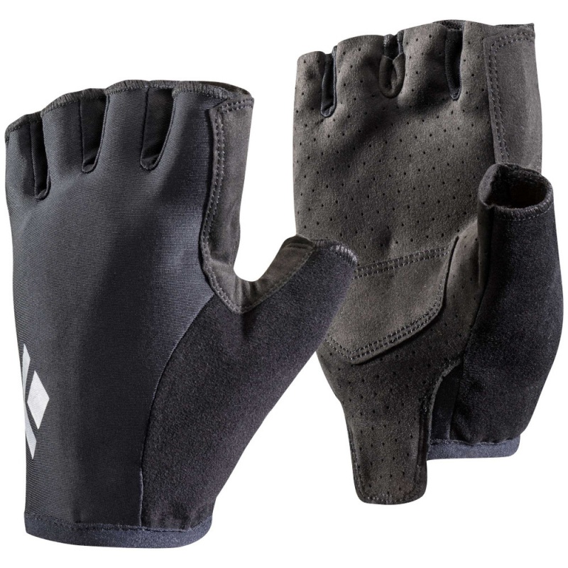 Black Men\'s Black Diamond Trail Gloves | YJ008587