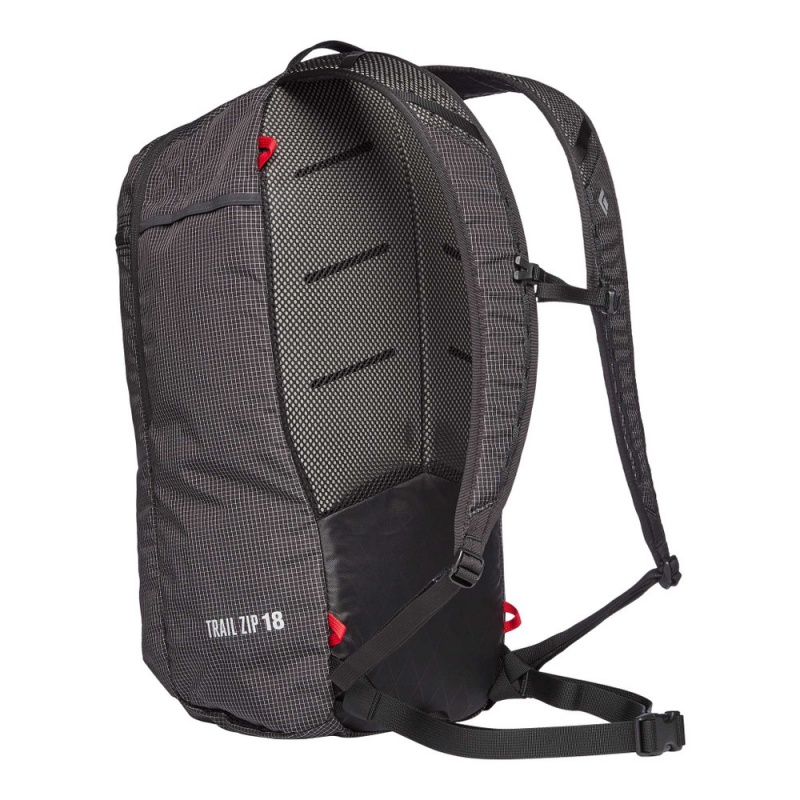 Black Men's Black Diamond Trail Zip 18 Backpacks | FY230204