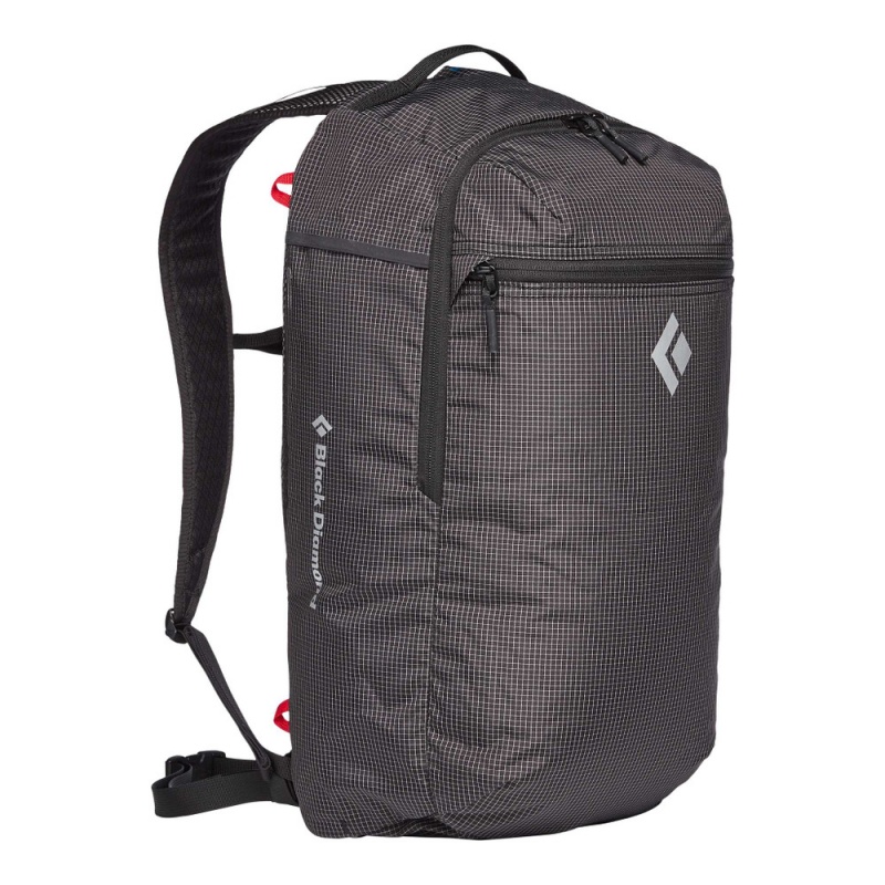 Black Men\'s Black Diamond Trail Zip 18 Backpacks | FY230204