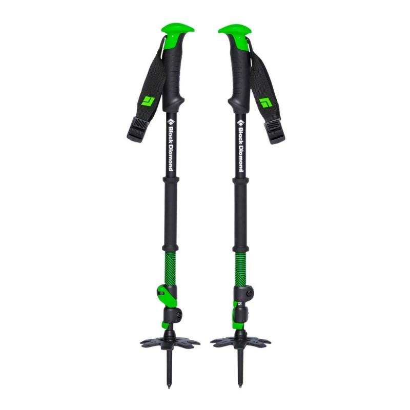 Black Men's Black Diamond Traverse 3 Ski Poles | DF559291