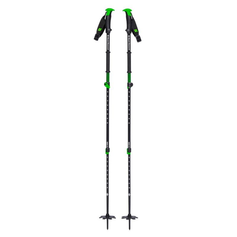 Black Men\'s Black Diamond Traverse 3 Ski Poles | DF559291