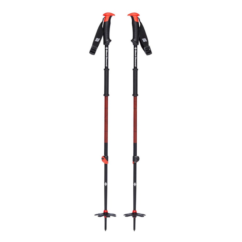 Black Men's Black Diamond Traverse Ski Poles | ZX942859