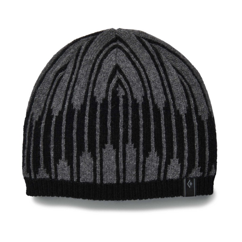 Black Men\'s Black Diamond Wool Eco Liner Beanie | NS304027