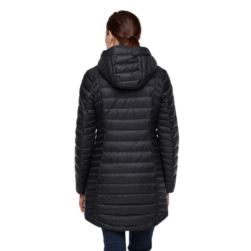 Black Women's Black Diamond Access Full Length Down Jackets | YN686375