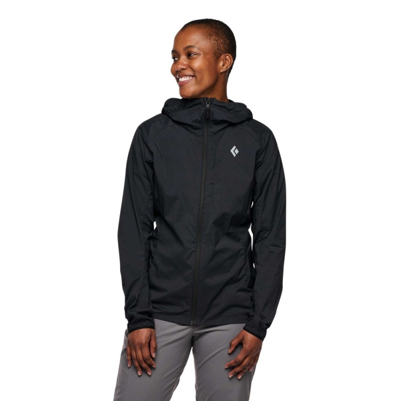 Black Women's Black Diamond Alpine Start Hoody Jackets | GZ971774