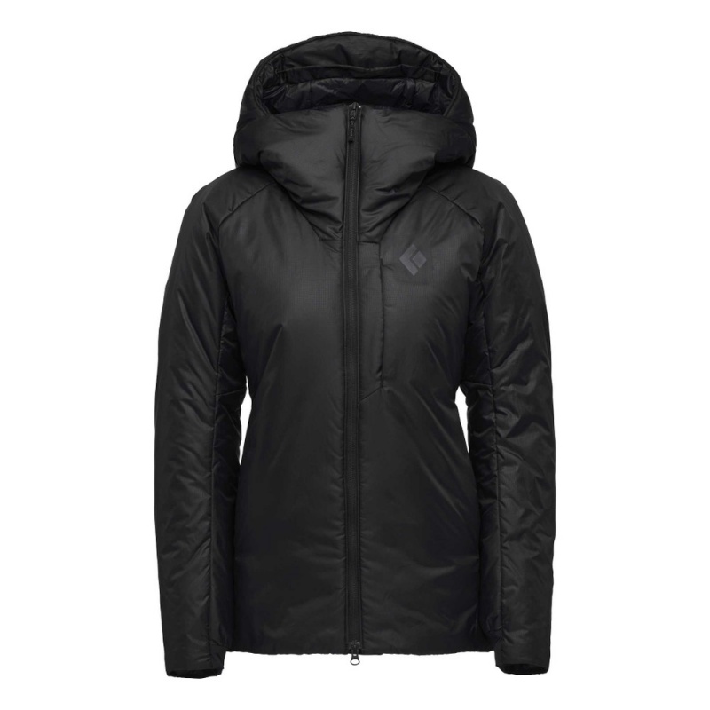 Black Women\'s Black Diamond Belay Parka | LF671790