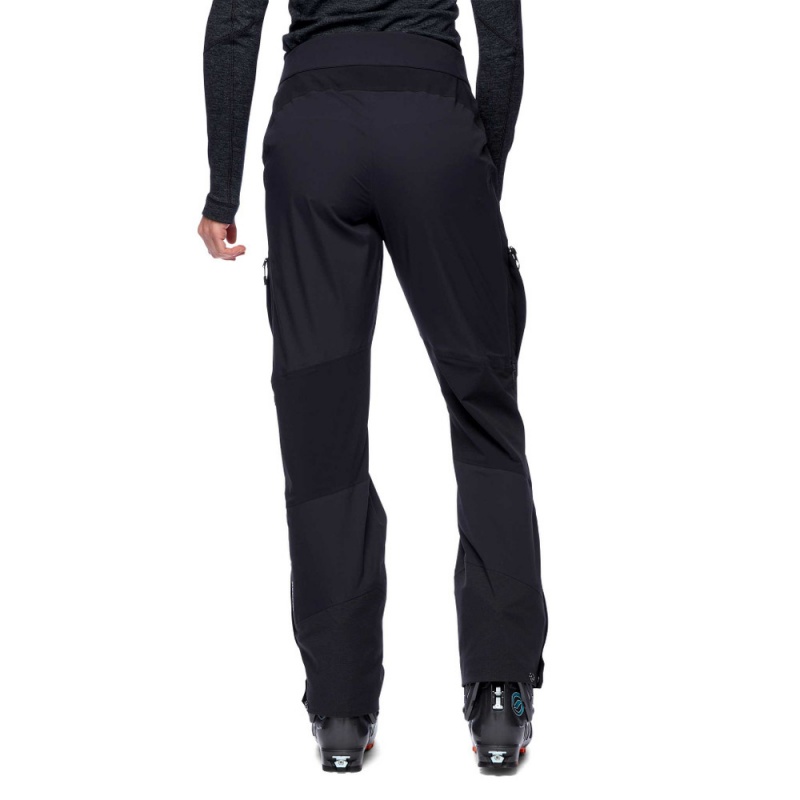 Black Women's Black Diamond Dawn Patrol Hybrid Pants | CU410523